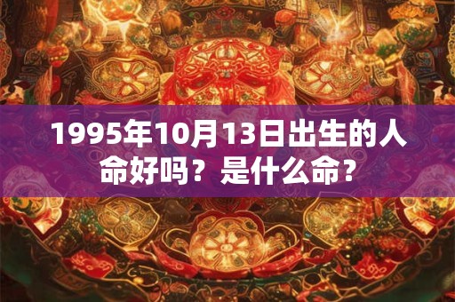 1995年10月13日出生的人命好吗？是什么命？