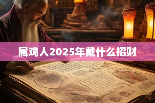 属鸡人2025年戴什么招财