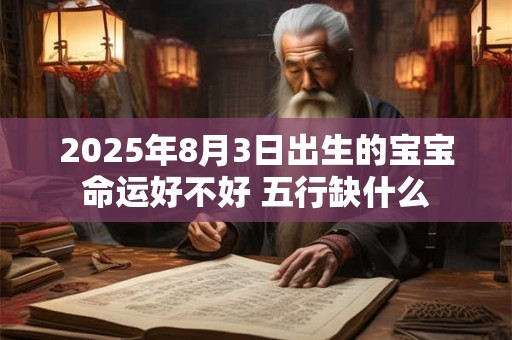 2025年8月3日出生的宝宝命运好不好 五行缺什么 2025年8月3日出生的宝宝命运好不好 五行缺什么