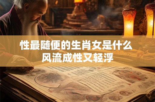 性最随便的生肖女是什么 风流成性又轻浮