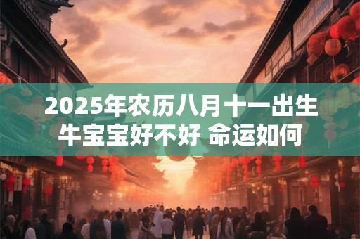 2025年农历八月十一出生牛宝宝好不好 命运如何