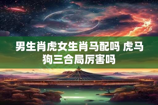 男生肖虎女生肖马配吗 虎马狗三合局厉害吗