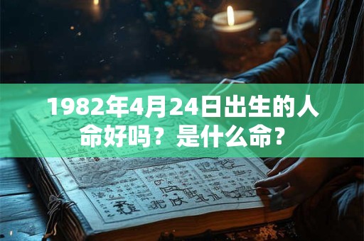 1982年4月24日出生的人命好吗？是什么命？