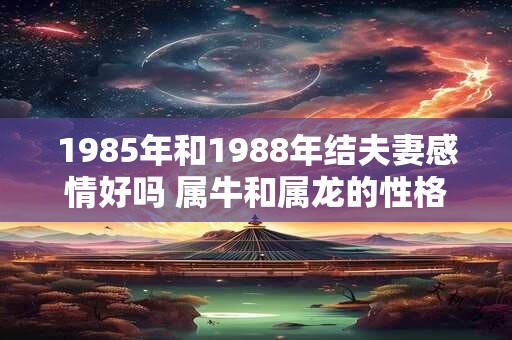 1985年和1988年结夫妻感情好吗 属牛和属龙的性格 1985年和1988年结夫妻感情好吗 属牛和属龙的性格
