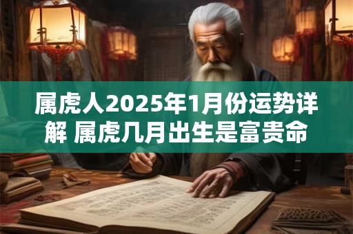 属虎人2025年1月份运势详解 属虎几月出生是富贵命