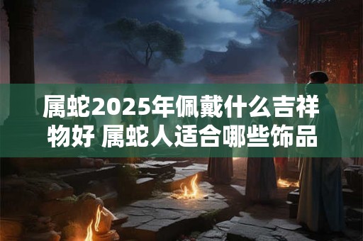 属蛇2025年佩戴什么吉祥物好 属蛇人适合哪些饰品