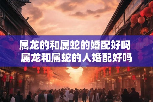 属龙的和属蛇的婚配好吗 属龙和属蛇的人婚配好吗 属龙的和属蛇的婚配好吗 属龙和属蛇的人婚配好吗