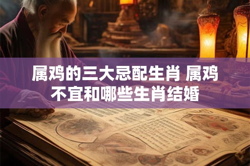 属鸡的三大忌配生肖 属鸡不宜和哪些生肖结婚