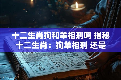 十二生肖狗和羊相刑吗 揭秘十二生肖：狗羊相刑 还是相依