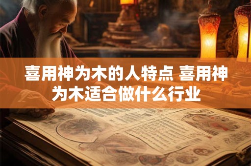 详细阅读:喜用神为木的人特点 喜用神为木适合做什么行业 喜用神为木的人特点 喜用神为木适合做什么行业
