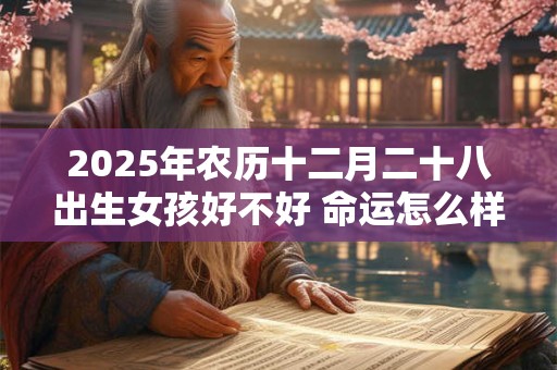 2025年农历十二月二十八出生女孩好不好 命运怎么样