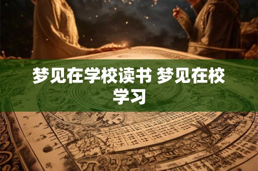 梦见在学校读书 梦见在校学习