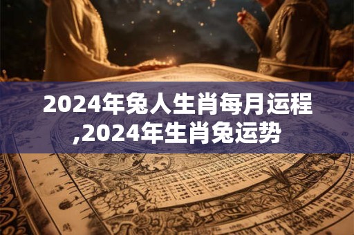 2024年兔人生肖每月运程,2024年生肖兔运势