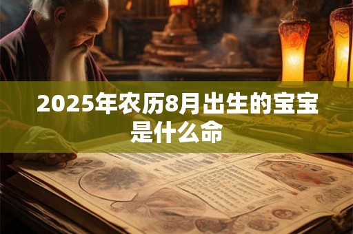 2026年农历8月出生的宝宝是什么命