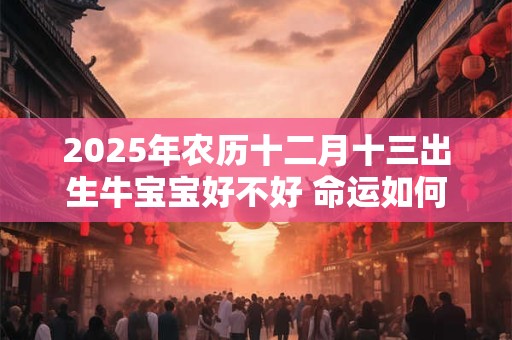 2025年农历十二月十三出生牛宝宝好不好 命运如何