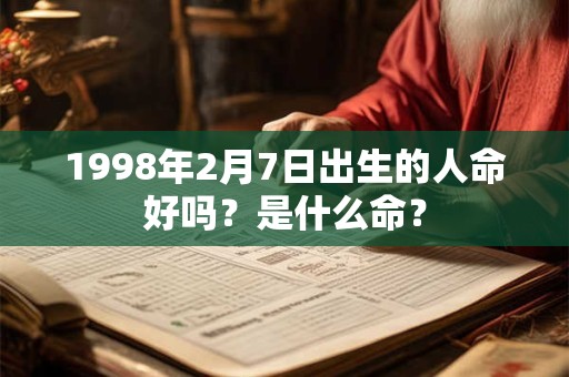 1998年2月7日出生的人命好吗？是什么命？