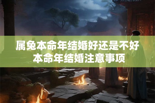 属兔本命年结婚好还是不好 本命年结婚注意事项