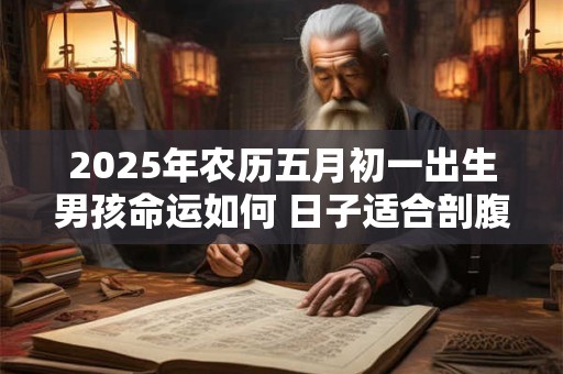 2025年农历五月初一出生男孩命运如何 日子适合剖腹产吗