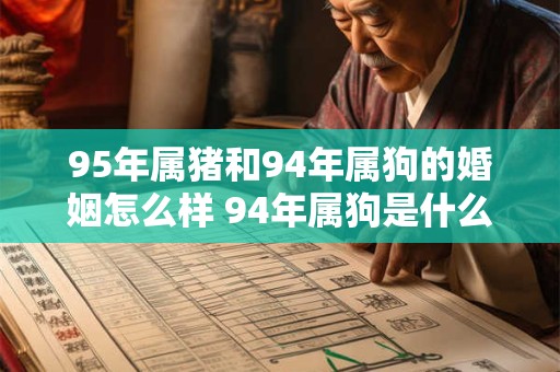 详细阅读:95年属猪和94年属狗的婚姻怎么样 94年属狗是什么命 95年属猪和94年属狗的婚姻怎么样 94年属狗是什么命