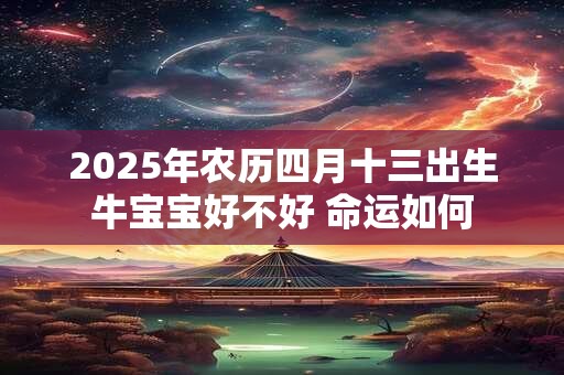 2025年农历四月十三出生牛宝宝好不好 命运如何
