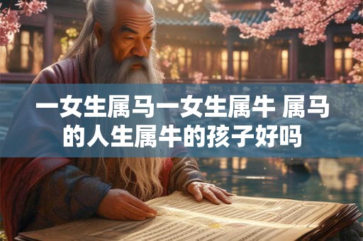 一女生属马一女生属牛 属马的人生属牛的孩子好吗
