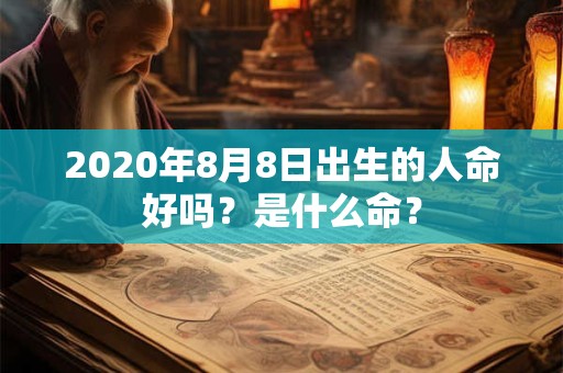 2020年8月8日出生的人命好吗？是什么命？
