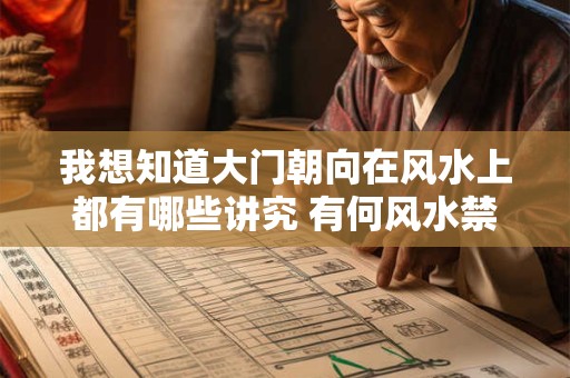 我想知道大门朝向在风水上都有哪些讲究 有何风水禁忌