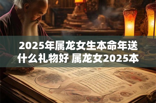 2025年属龙女生本命年送什么礼物好 属龙女2025本命年礼物大全