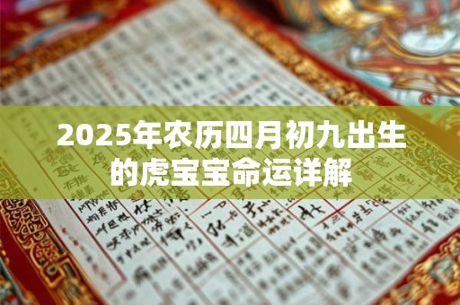 2025年农历四月初九出生的虎宝宝命运详解