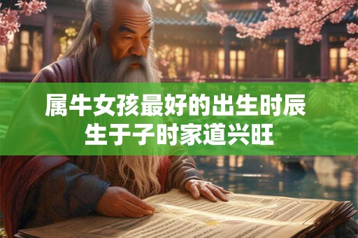 属牛女孩最好的出生时辰 生于子时家道兴旺