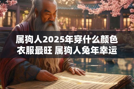 属狗人2025年穿什么颜色衣服最旺 属狗人兔年幸运色是什么