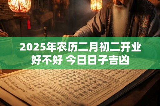 2025年农历二月初二开业好不好 今日日子吉凶