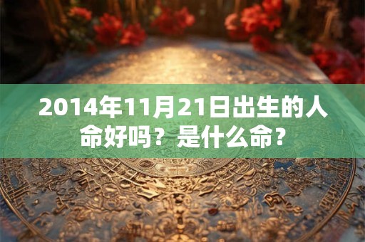 2014年11月21日出生的人命好吗？是什么命？