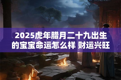 2025虎年腊月二十九出生的宝宝命运怎么样 财运兴旺聪明伶俐