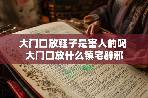 详细阅读:大门口放鞋子是害人的吗 大门口放什么镇宅辟邪 大门口放鞋子是害人的吗 大门口放什么镇宅辟邪