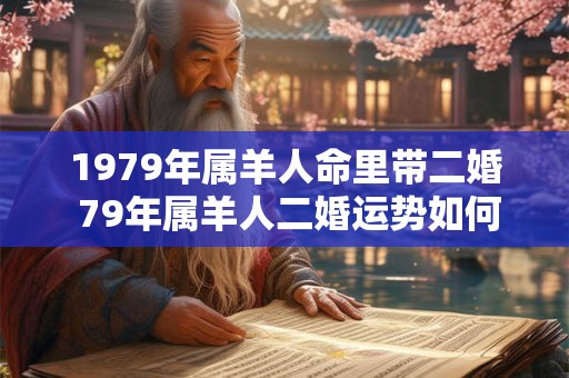 1979年属羊人命里带二婚 79年属羊人二婚运势如何