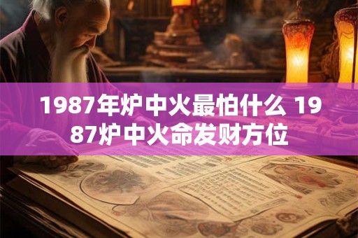 1987年炉中火最怕什么 1987炉中火命发财方位