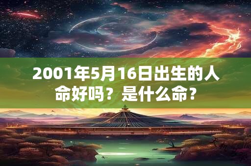 2001年5月16日出生的人命好吗？是什么命？