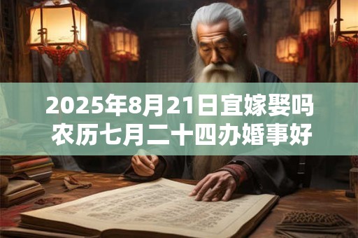 2025年8月21日宜嫁娶吗 农历七月二十四办婚事好吗