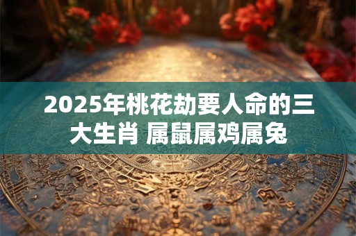 2025年桃花劫要人命的三大生肖 属鼠属鸡属兔 2025年桃花劫要人命的三大生肖 属鼠属鸡属兔