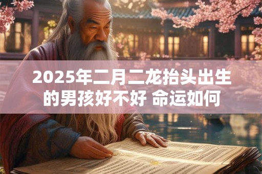2025年二月二龙抬头出生的男孩好不好 命运如何