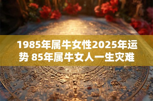 1985年属牛女性2025年运势 85年属牛女人一生灾难