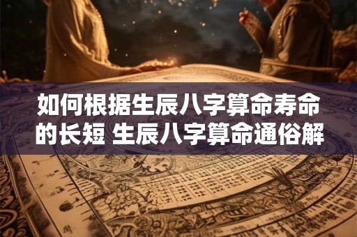 如何根据生辰八字算命寿命的长短 生辰八字算命通俗解释