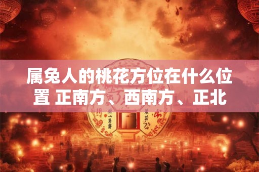 属兔人的桃花方位在什么位置 正南方、西南方、正北方