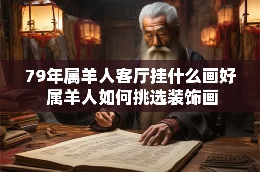 79年属羊人客厅挂什么画好 属羊人如何挑选装饰画