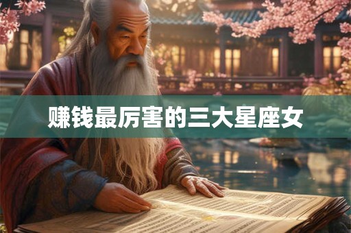 赚钱最厉害的三大星座女