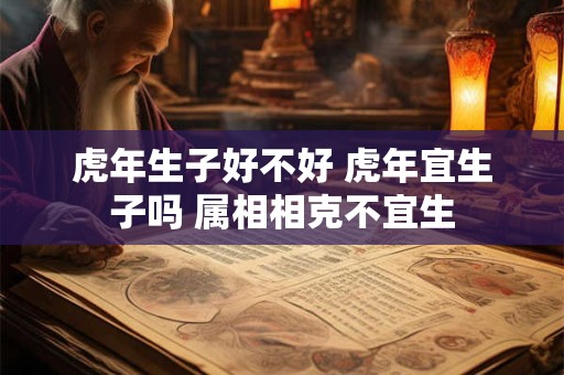 虎年生子好不好 虎年宜生子吗 属相相克不宜生