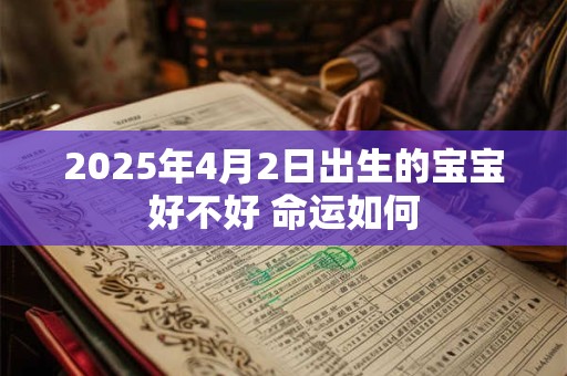 2025年4月2日出生的宝宝好不好 命运如何