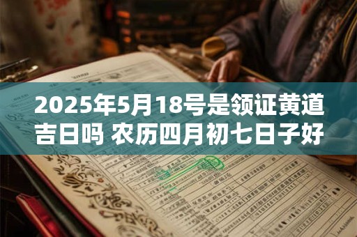 2025年5月18号是领证黄道吉日吗 农历四月初七日子好吗