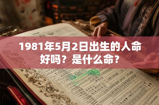 1981年5月2日出生的人命好吗？是什么命？